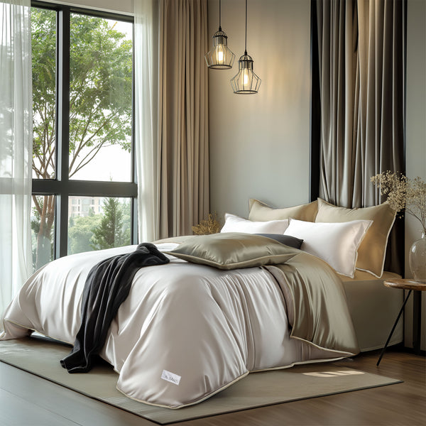 BRISA Over-Sized Eucalyptus Bedding Set