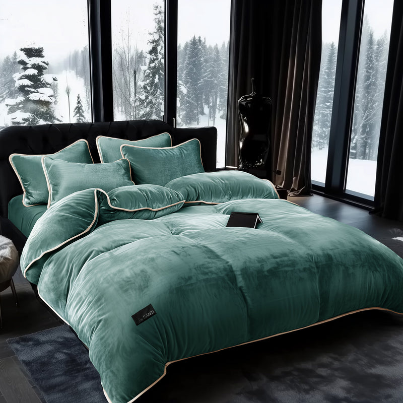 The Kefalonia Premium Velvet Bedding